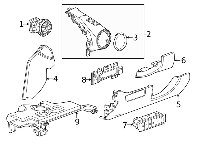 Genuine GM Combination Switch Bracket 87851136
