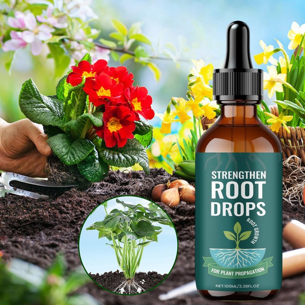 Root Drops for Propagation Rooting Liquid 100ml RootStimulator for Plants