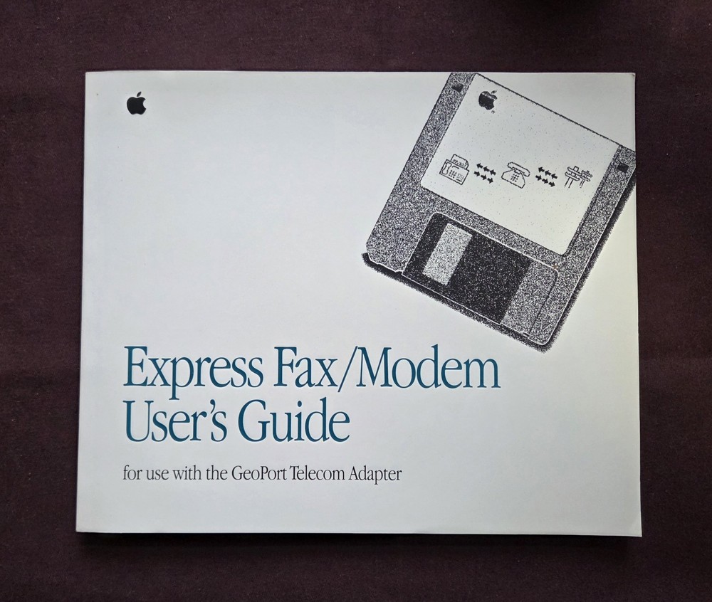 Apple Express Fax/Modem User's Guide 1993