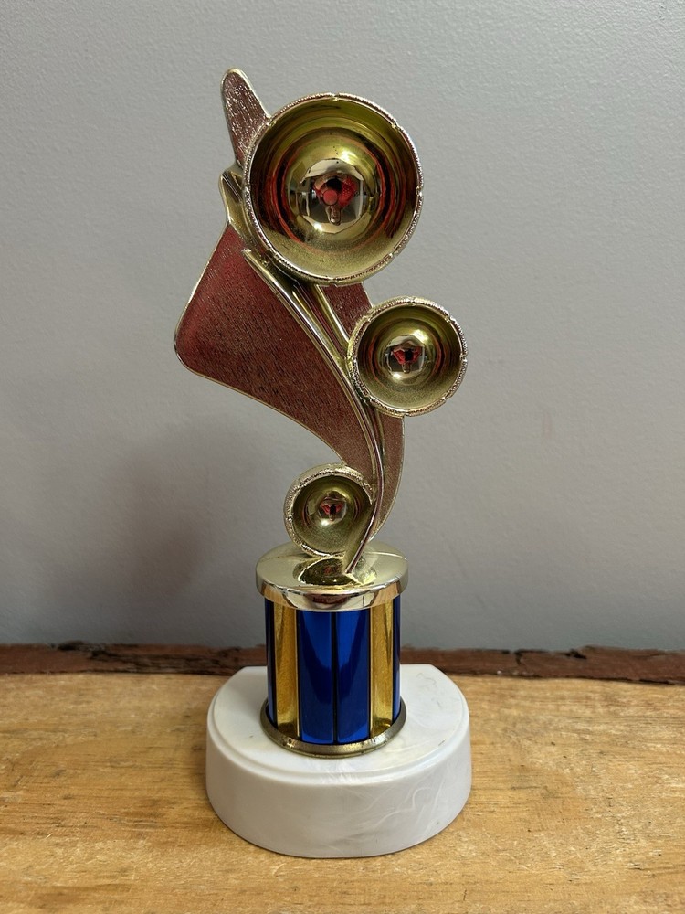 Basketball Trophy,Gold Tone,Plastic.