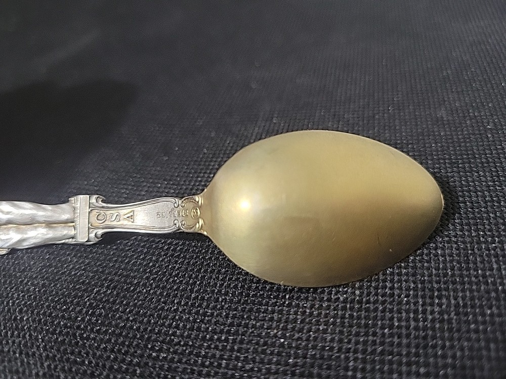 Rare Antique Silver US Civil War Confederate CSA Robert E Lee Spoon Shepard & Co
