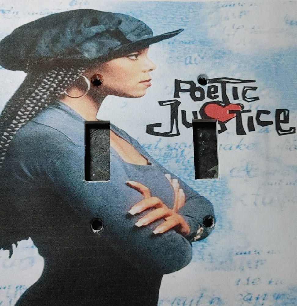 Custom Handmade Janet Jackson - Poetic Justice - Various Light Switch Covers