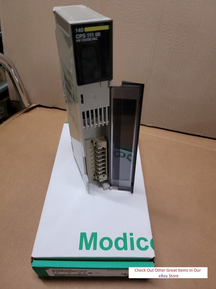 *NEW* Modicon Quantum 140CPS11100 Power Supply, 115/230VAC, 3A