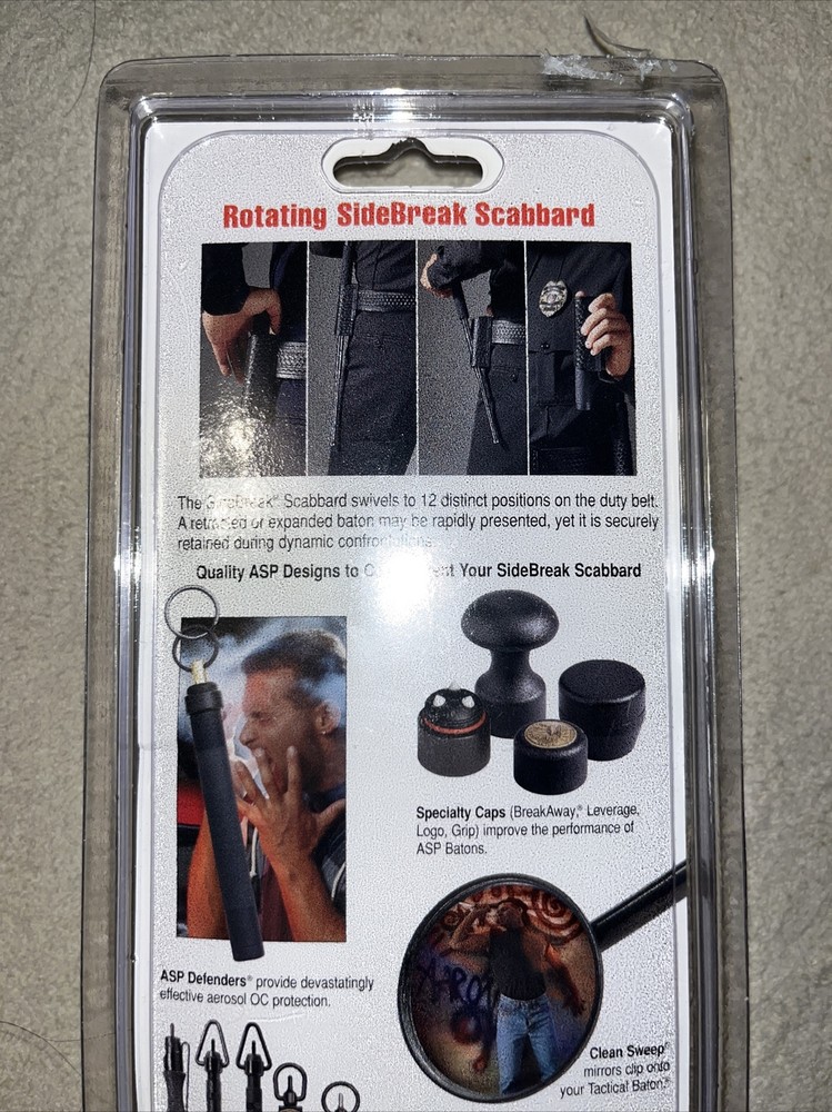 ASP - Rotating SideBreak Scabbard, Black Finish Polymer Construction 52235