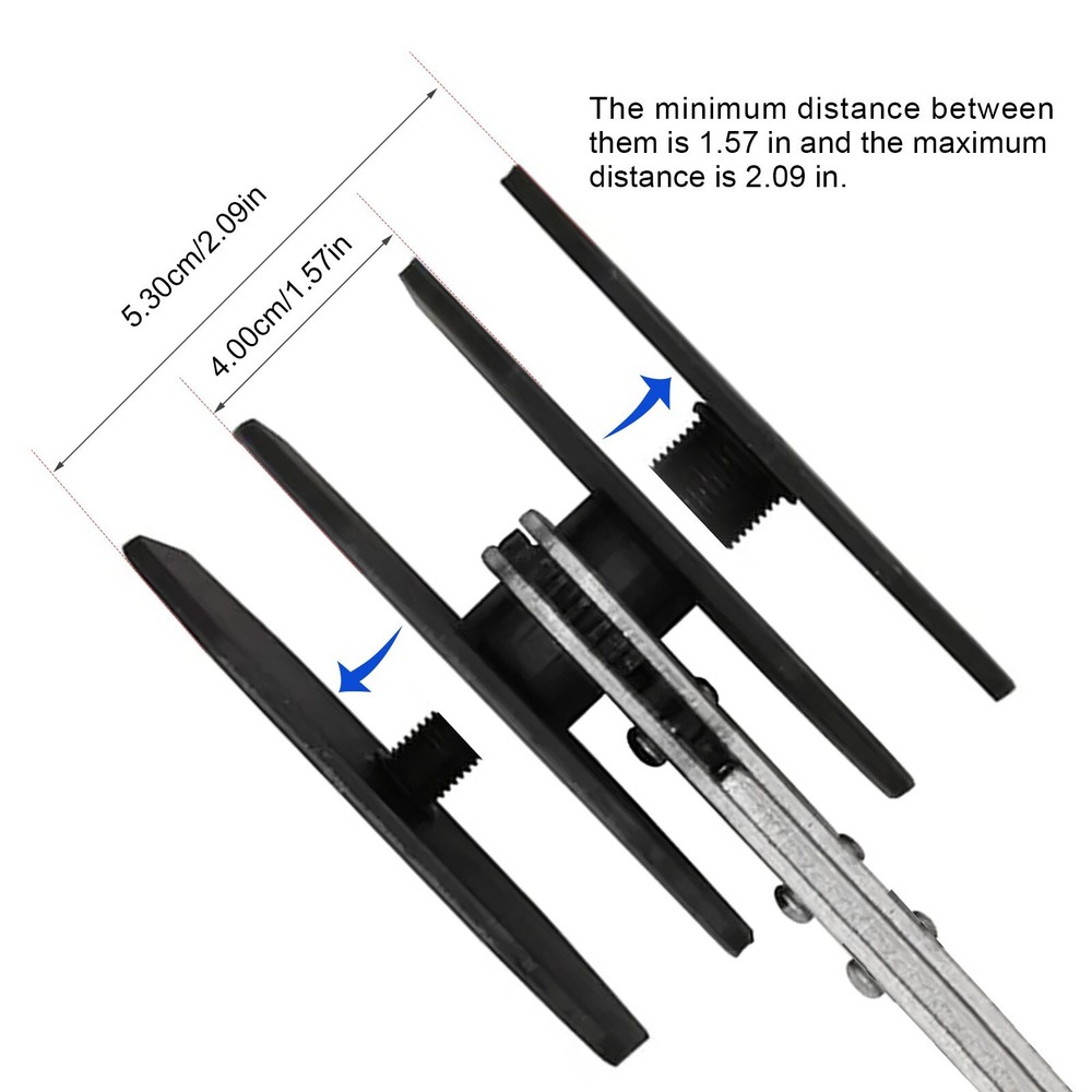 Brake Caliper Compression Tool Brake Caliper Tool Spreader with 2 Hangers