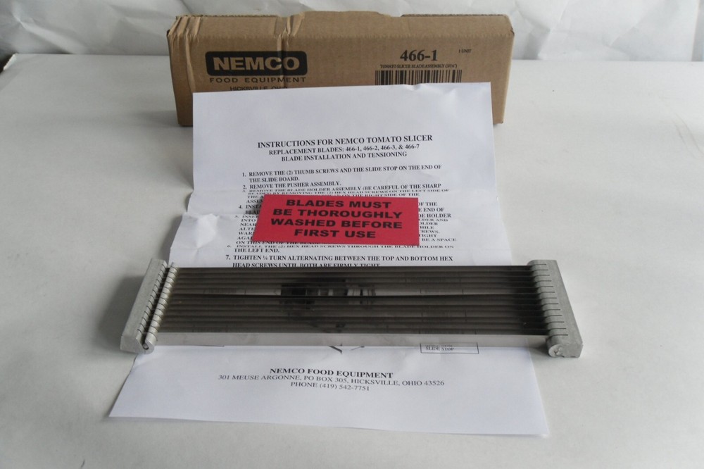 Nemco 466-1 3/16" Tomato Slicer Replacement Blade Assembly