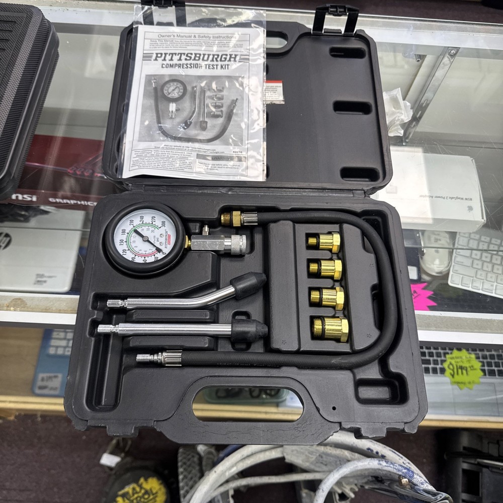 Pittsburgh Compression Kit 62638 Complete W/case FREE SHIPPING