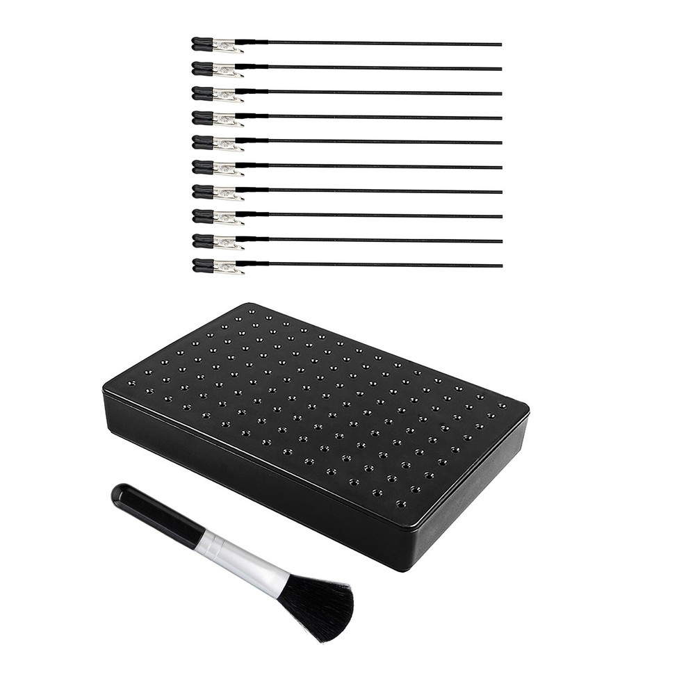 1 PC Stand Base Model Modeling Tool With 10PCS Painting Alligator Clip Stick