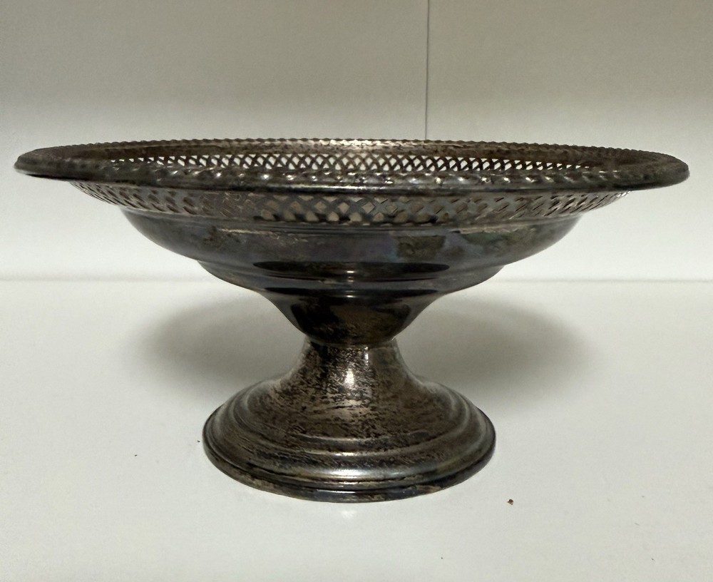 La Pierre Sterling Footed Compote Weighed Reinforced 150g