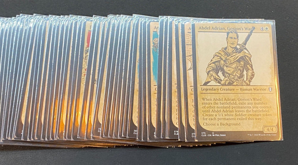 MTG Commander Legends Battle for Baldur's Gate – Showcase Complete Set – Regular