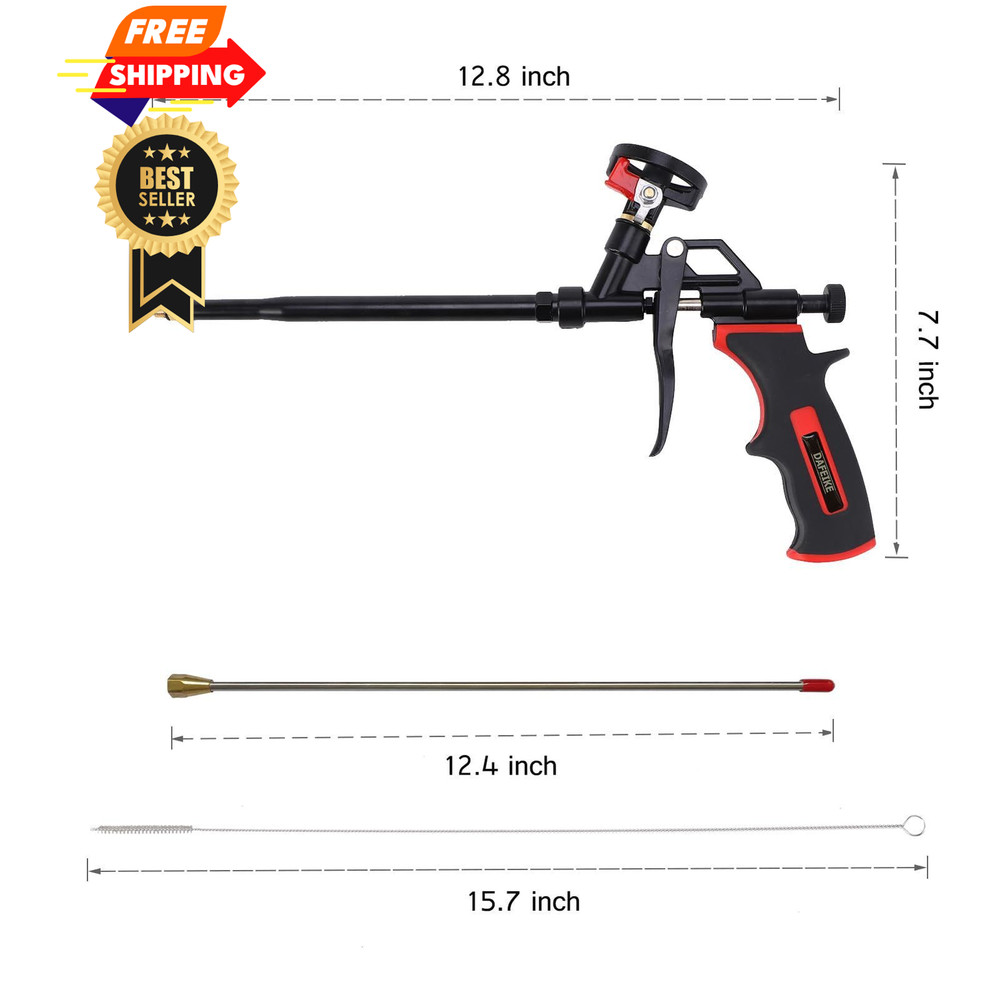 DAFEIKE Extended Spray Foam Insulation Gun 25 inch Teflon...