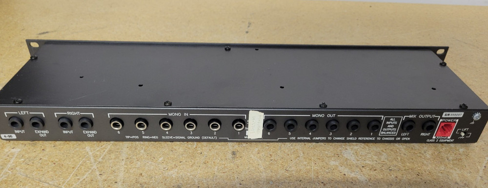 RANE 5 Band Parametric Equalizer PE 17 NO power supply