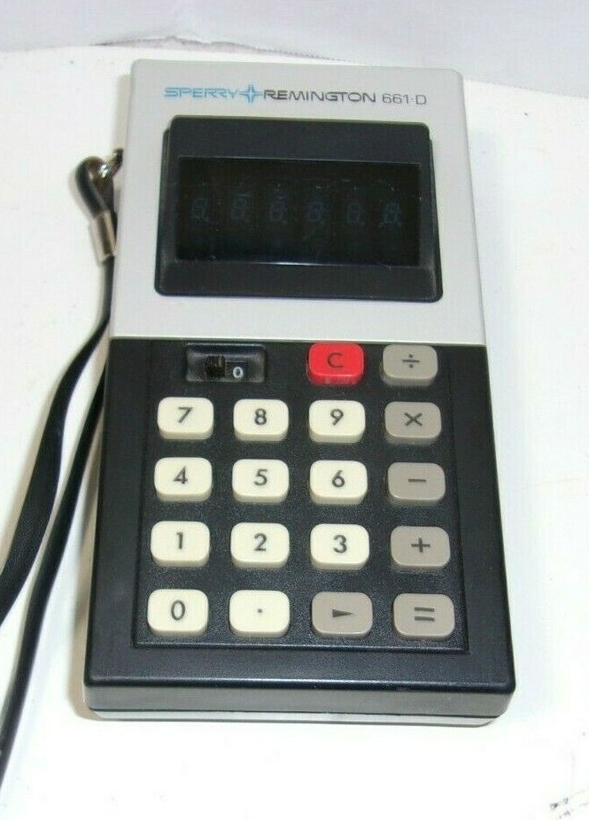 Vintage SPERRY REMINGTON Model 661-D Electronic Calculator