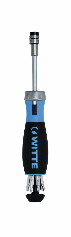 WITTE PRO BITDRIVE RATCHET Multi bit Ratcheting Screwdriver - 6 Bits