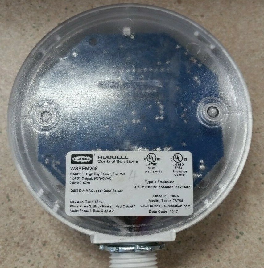 Hubbell Control Solutions WSPEM208