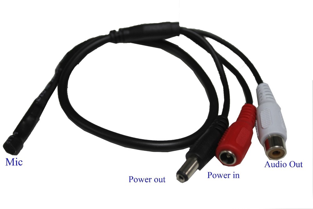 20pcs Wide Range Microphone for CCTV Security Camera