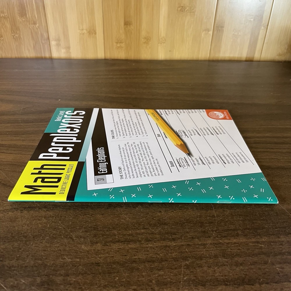 Math Perplexors Basic Level - Builds Logic Skills - 50 Problems Ages 6 and up