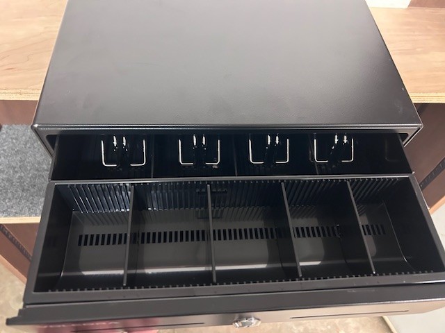 CASH DRAWER, VALCORA, NEW, BLACK