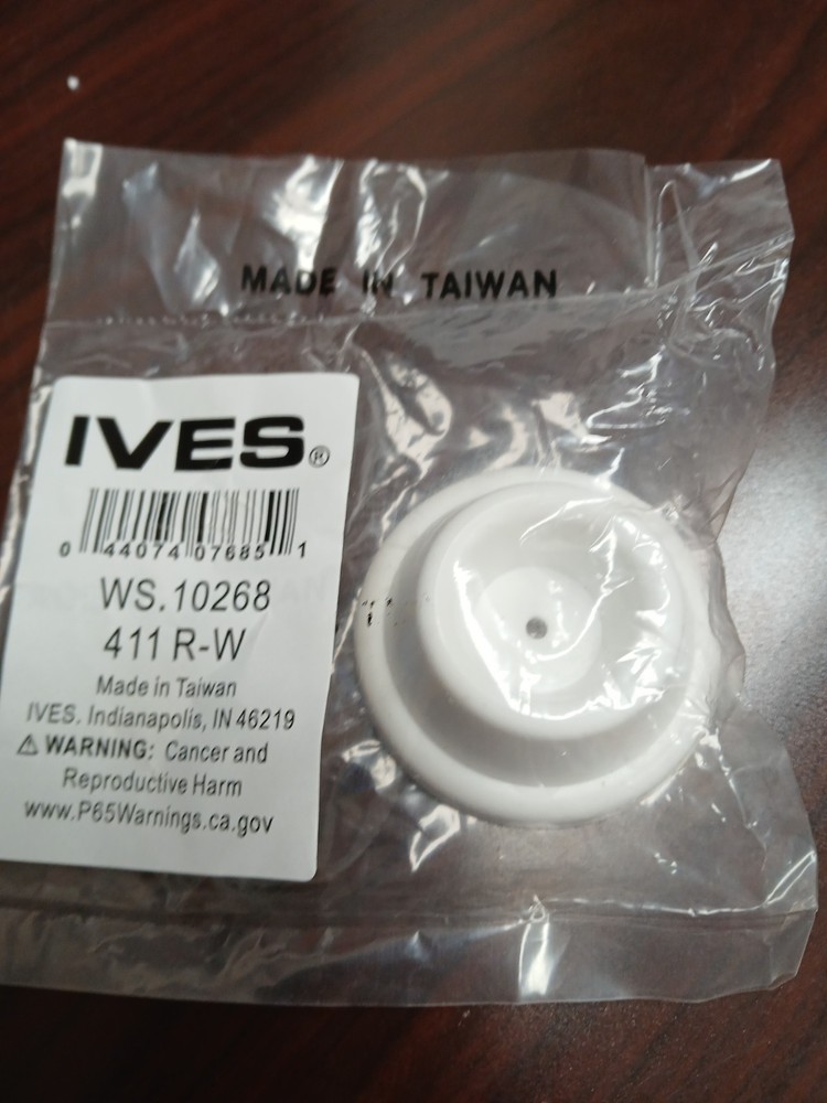 IVES 411R-W Adhesive Wall Stop
