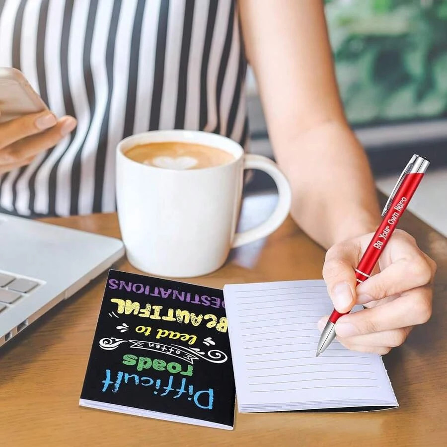 NEW Inspirational Notepad Bible Motivational Pen Notebook Bulk