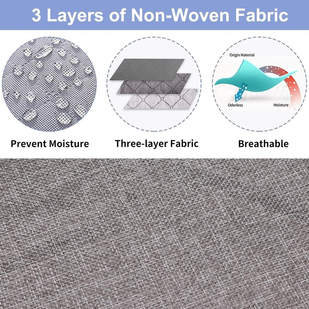 4 Pack Underbed Storage Containers Below 4.5 Inches Low Profile Under Bed