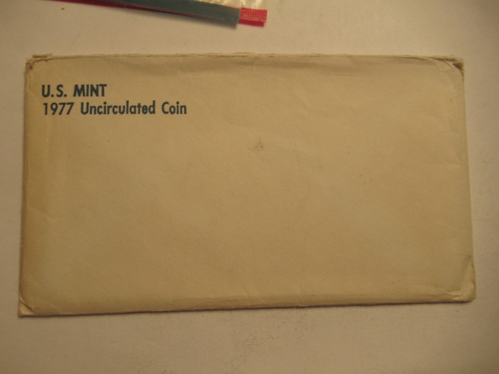 1977 US Mint Uncirculated Set, US Mint Packaging