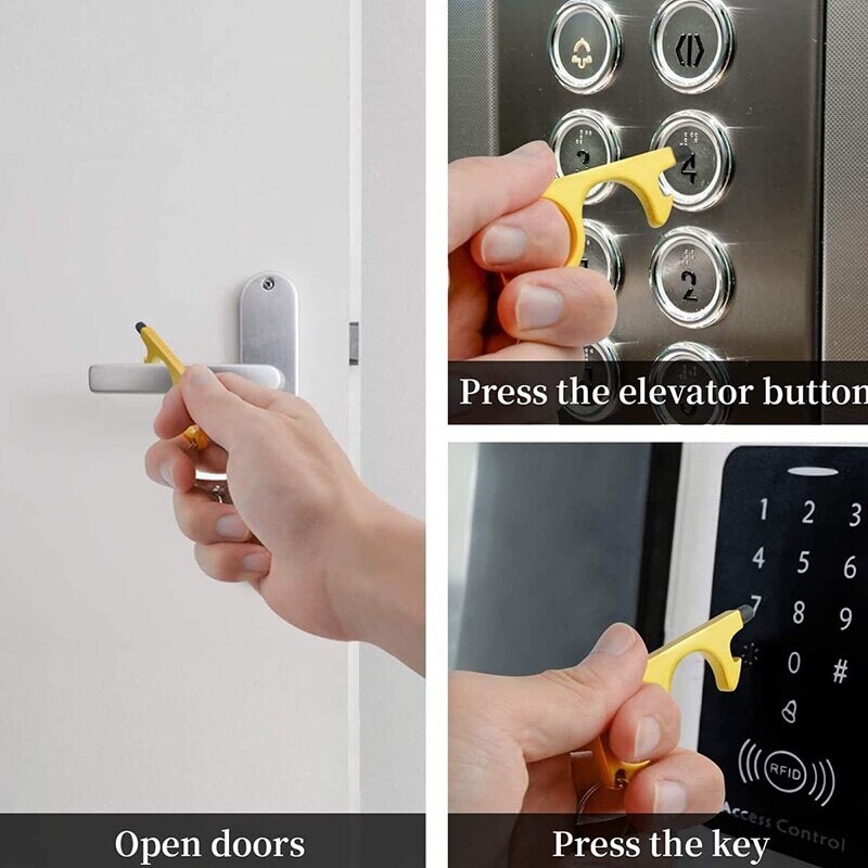 Hands-Free Germ Key w/Stylus