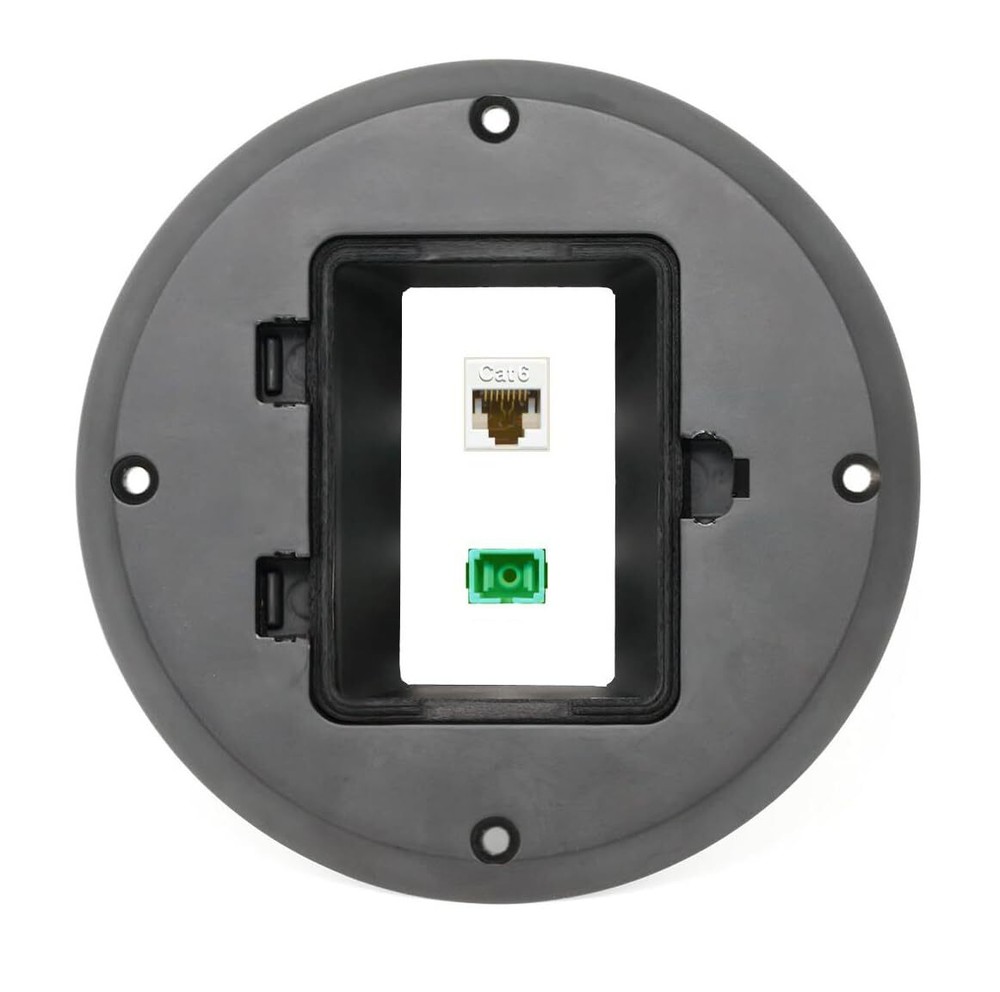CAT6 SC-APC-SX Floor Box [Black]