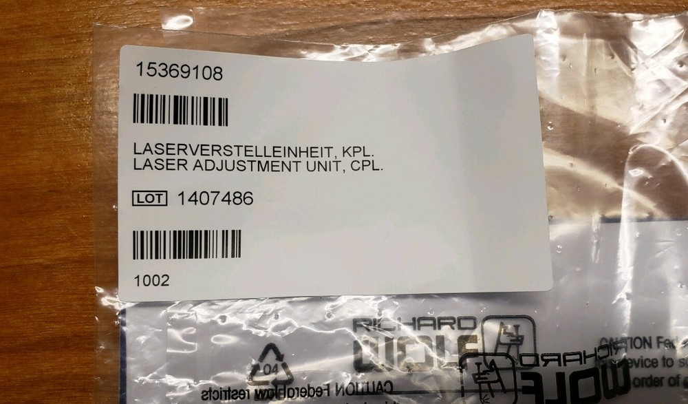 Richard Wolf Laser Adjustment Unit, CPL.