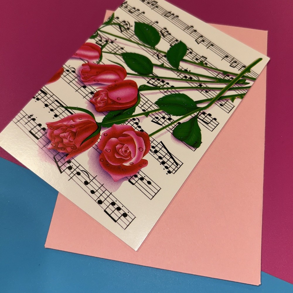 Vintage Lisa Frank Single  Notecard