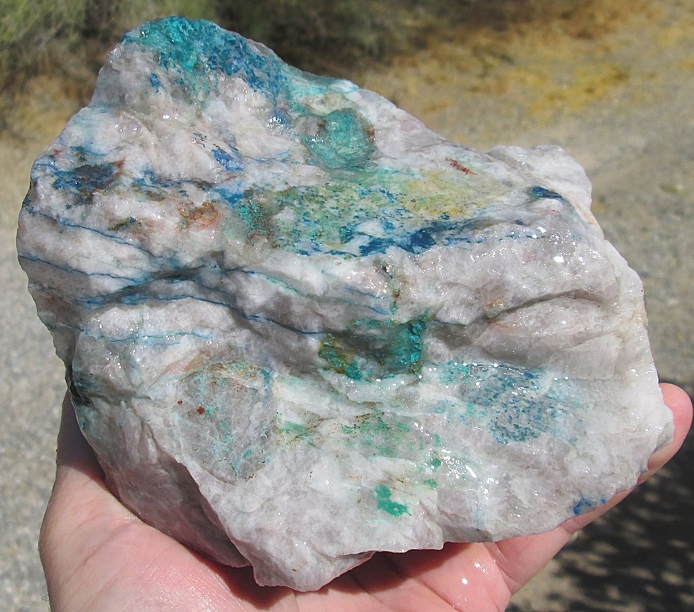 CHRYSOCOLLA ROUGH ~ 3 lbs 8 ozs