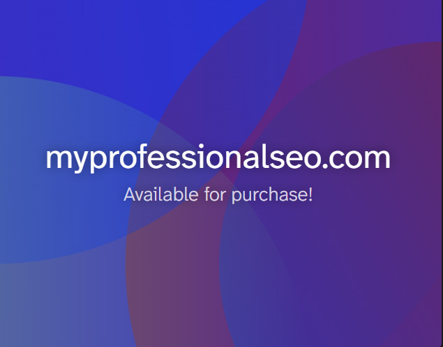 Premium Domain For Sale – MyProfessionalSeo[.]com (Remove "][")