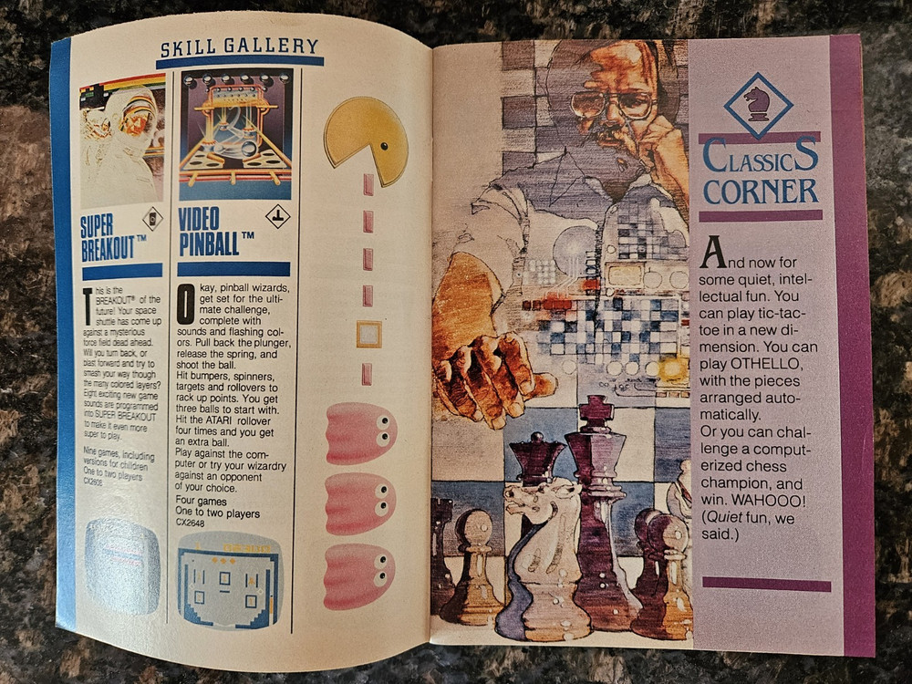 The Atari Video Computer System Catalog CO16725 Rev. B (1981) and Rev. E (1982)