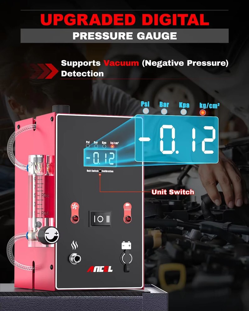 Digital Vacuum EVAP Smoke Tester Machine Automotive Leak Diagnostic Tool
