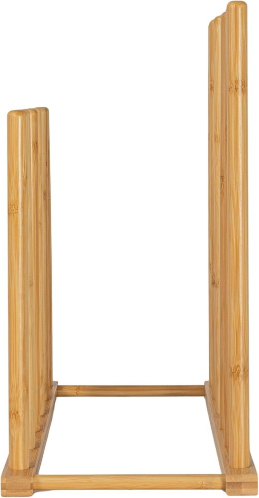 Bamboo 6 Pair Boot Rack Natural