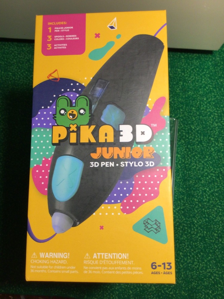 pika 3D wireless 3d pen junior printer pen new open box