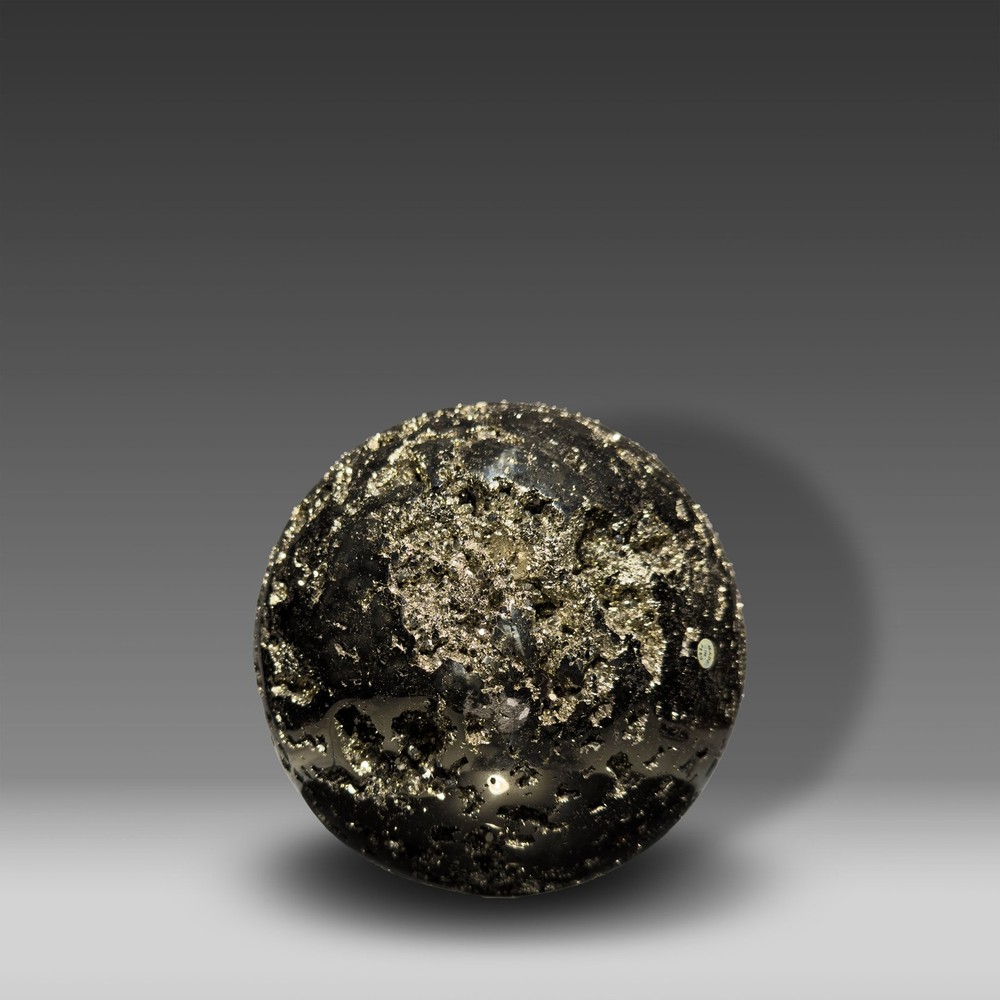 Large Genuine Pyrite Sphere from Peru