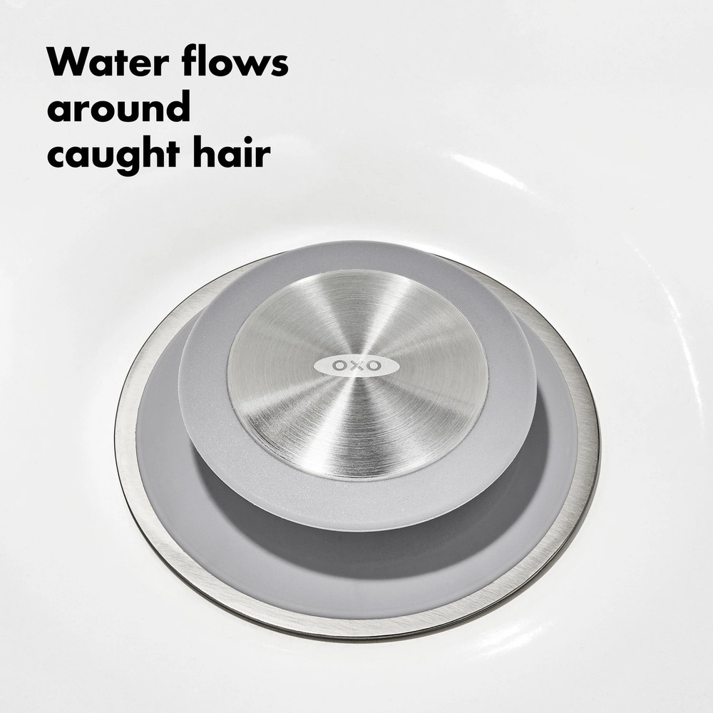 OXO SoftWorks Hair Catch Drain Protector