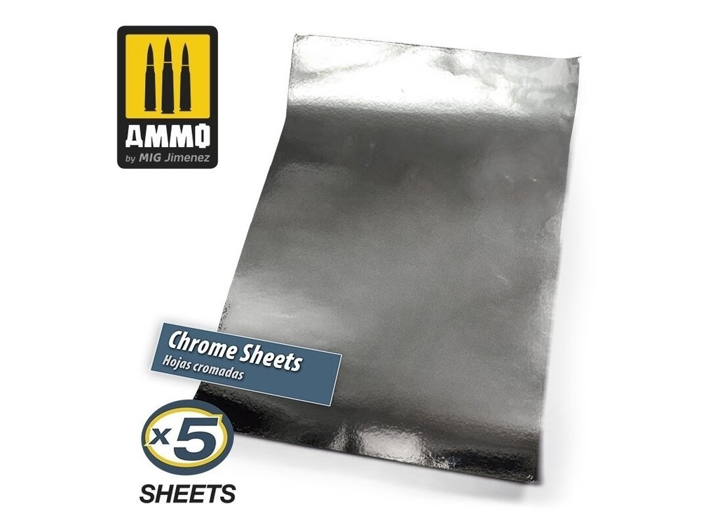 AMMO MIG - Chrome Sheets 280X195 Mm 8248