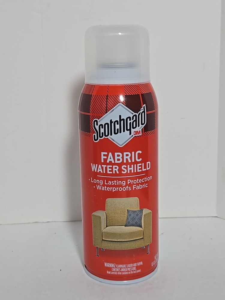 3M Scotchgard Transparent Fabric Water Shield Dries Clear & Oderless 10 oz