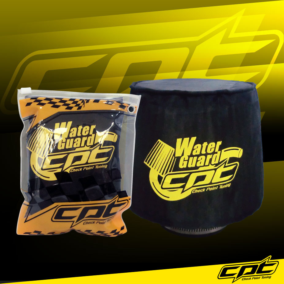 Universal Water Guard Cold Air Intake Pre-Filter Cone Filter Cover Black - Small