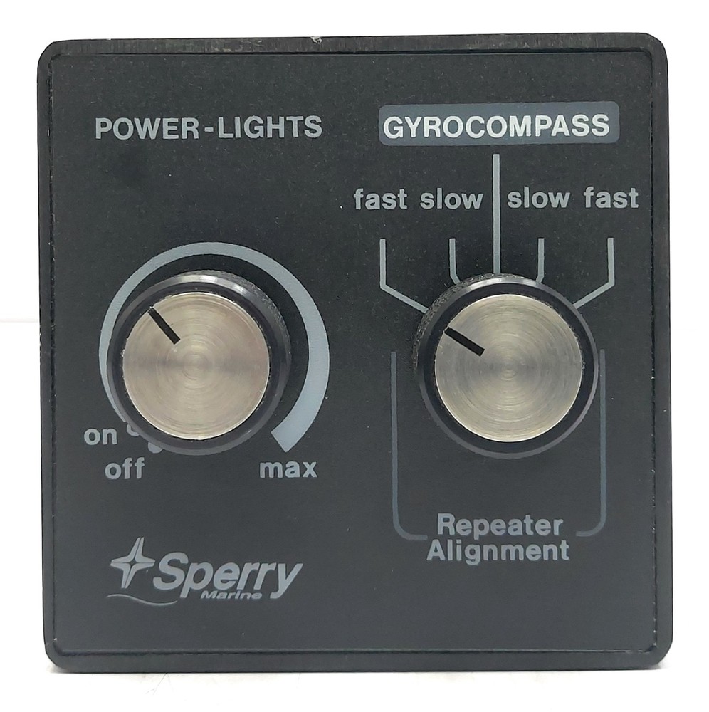 Sperry Marine Gyrocompass Repeater Universal Control Module 1810914 1810915