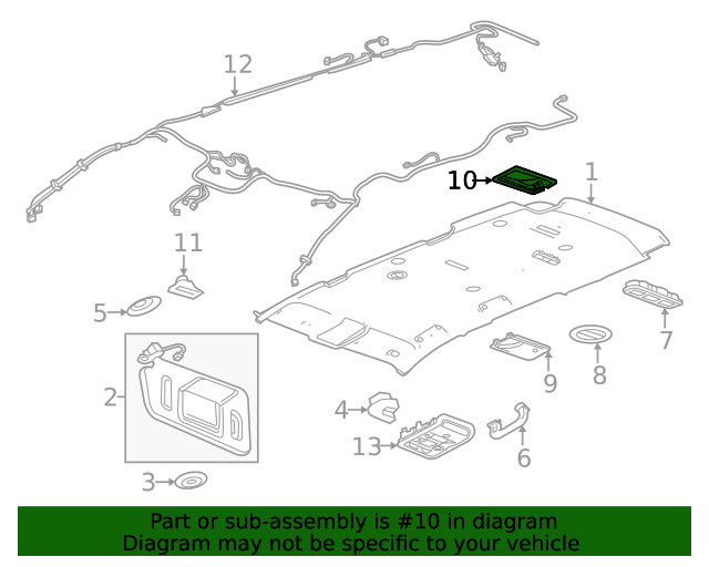 Genuine GM Bezel 84607278