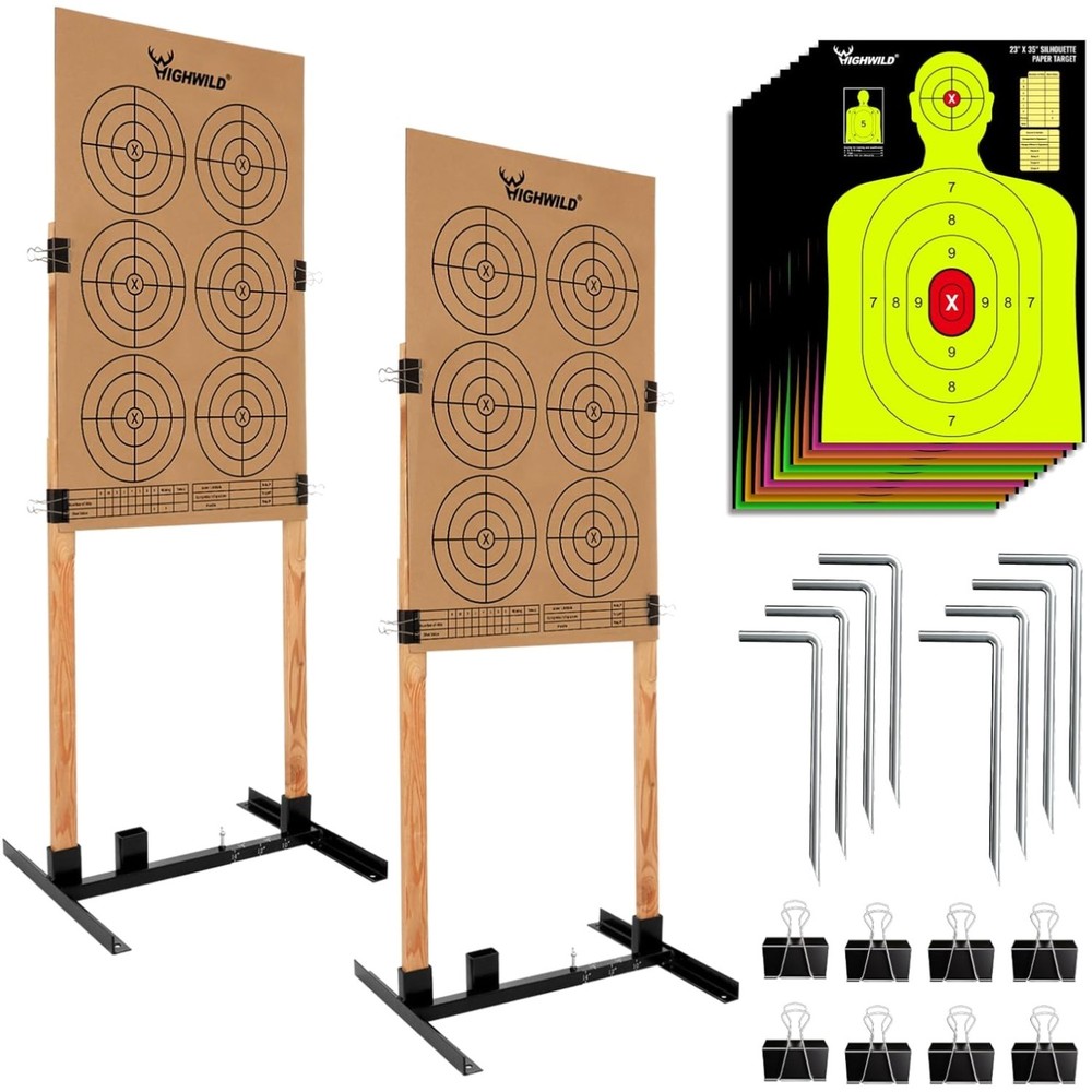 Compact & Easy-Setup Adjustable Target Stand Base - Perfect for Shooting Ranges