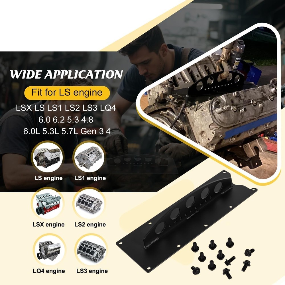 Precision LS Engine Lift Plate for Chevy LS Series | Safe & Efficient Hoisting