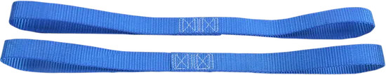 Moose Racing 1X18in Blue Soft Tye Tie Down Strap Scooter