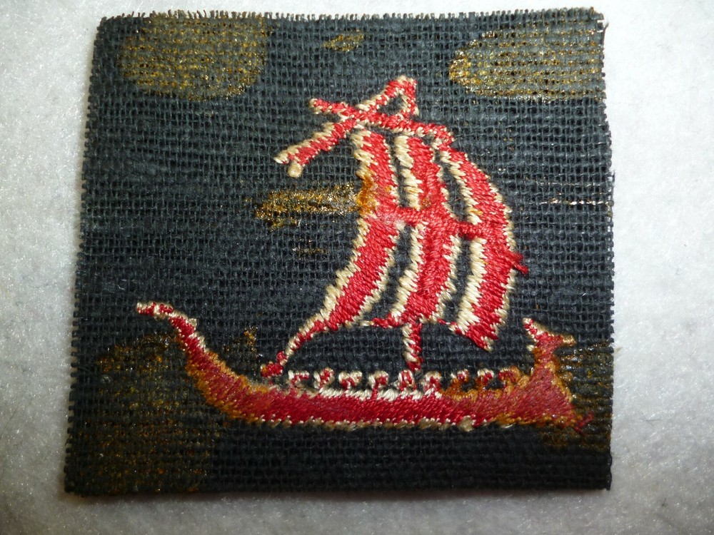 British 5th Army Corps Formation Sign Patch WW2 Issue, 1942 Pattern