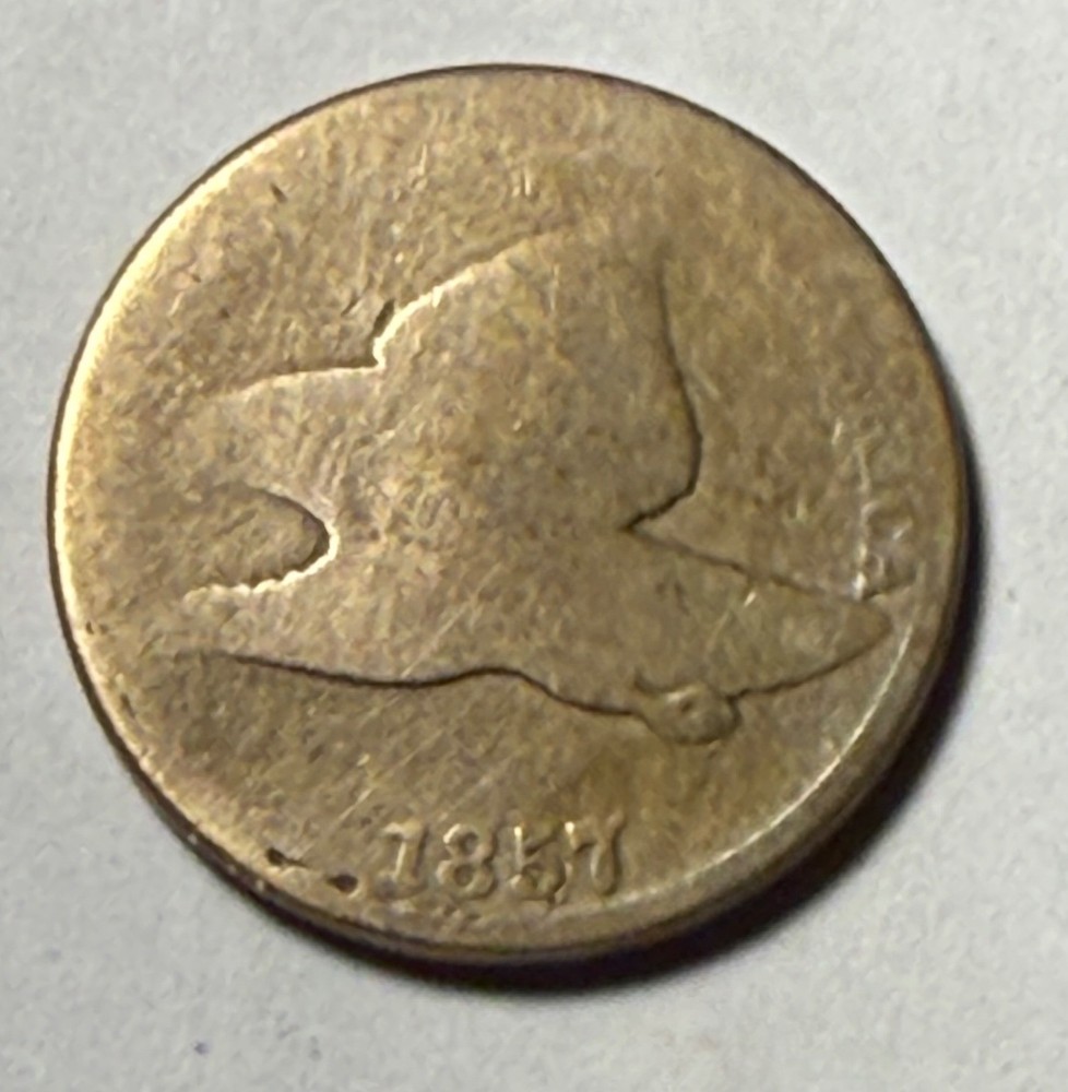 1857 Flying Eagle Cent - early small cent