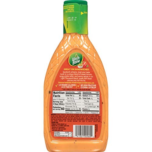Light Thousand Island Salad Dressing
