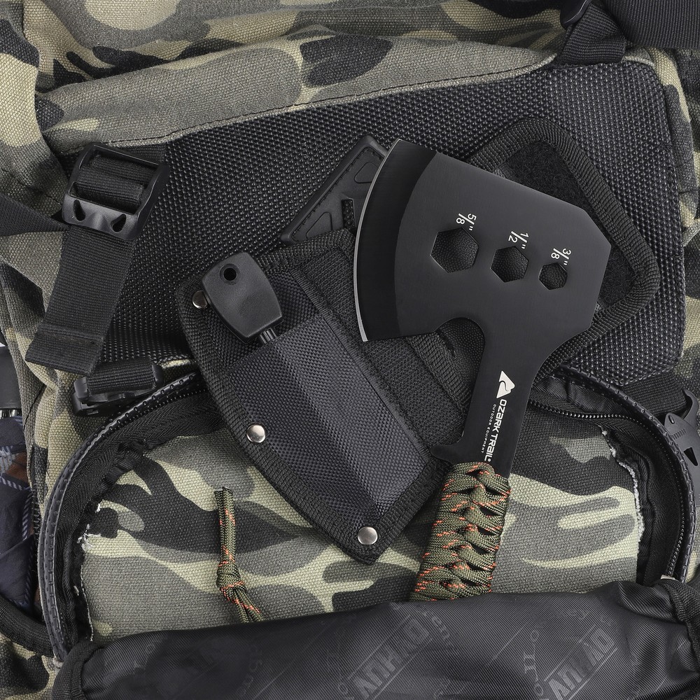 12 Pack Tool Set Camping Flashlight Machete Multitool Survival Kit Safe Storage